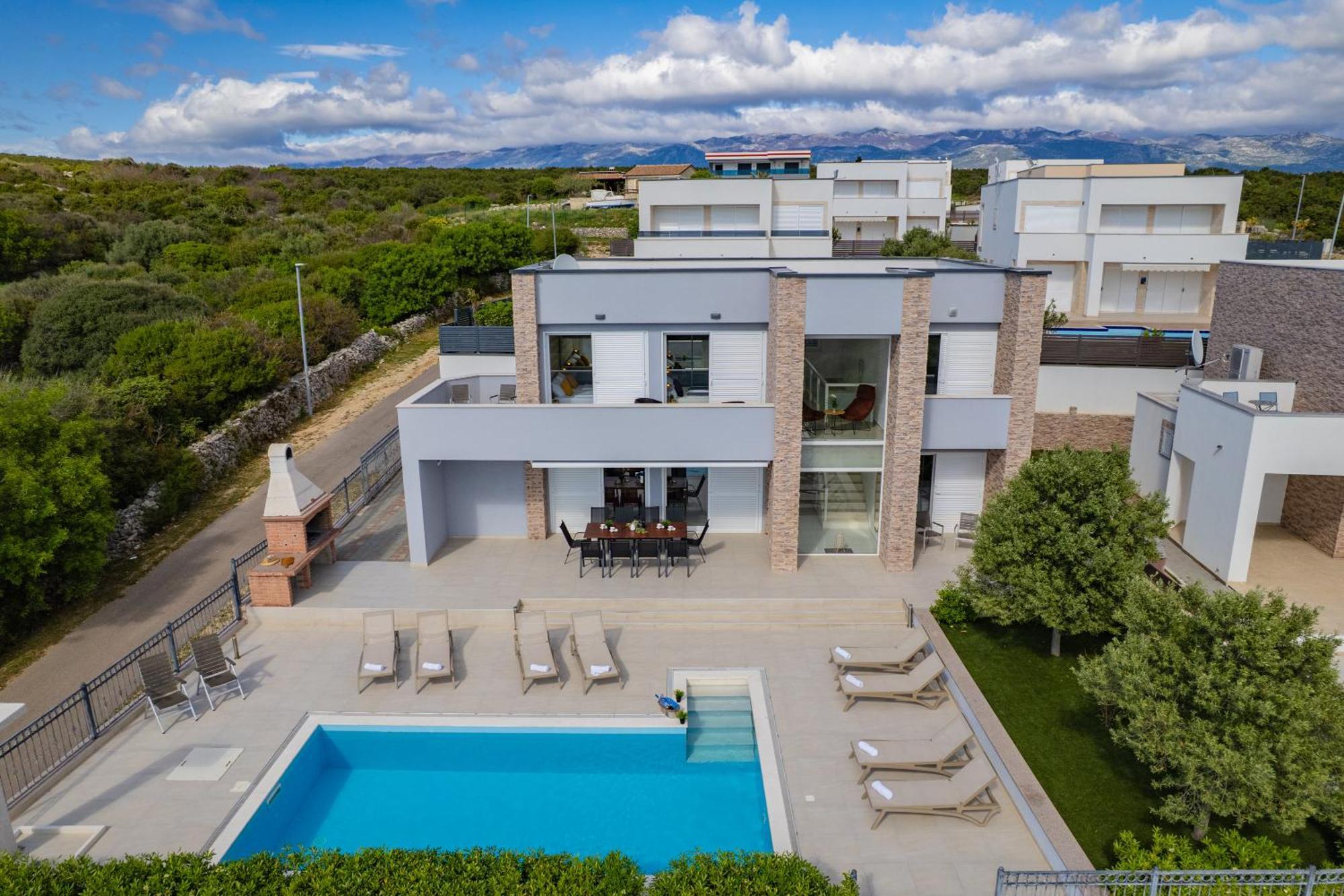 Villas Royal I With Private Pool Novalja Zewnętrze zdjęcie