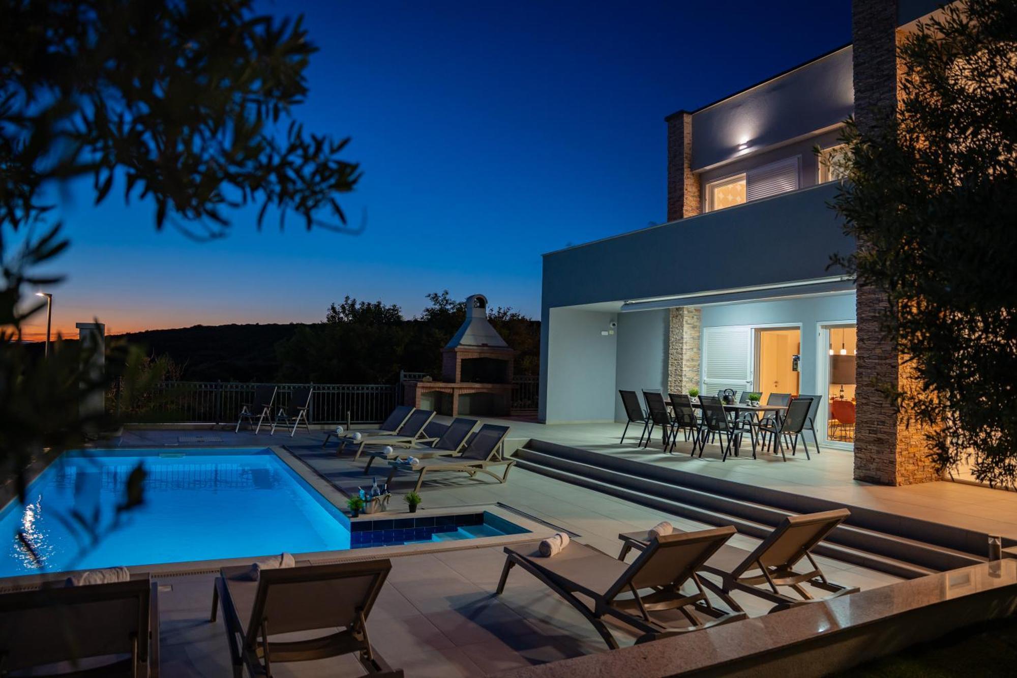 Villas Royal I With Private Pool Novalja Zewnętrze zdjęcie