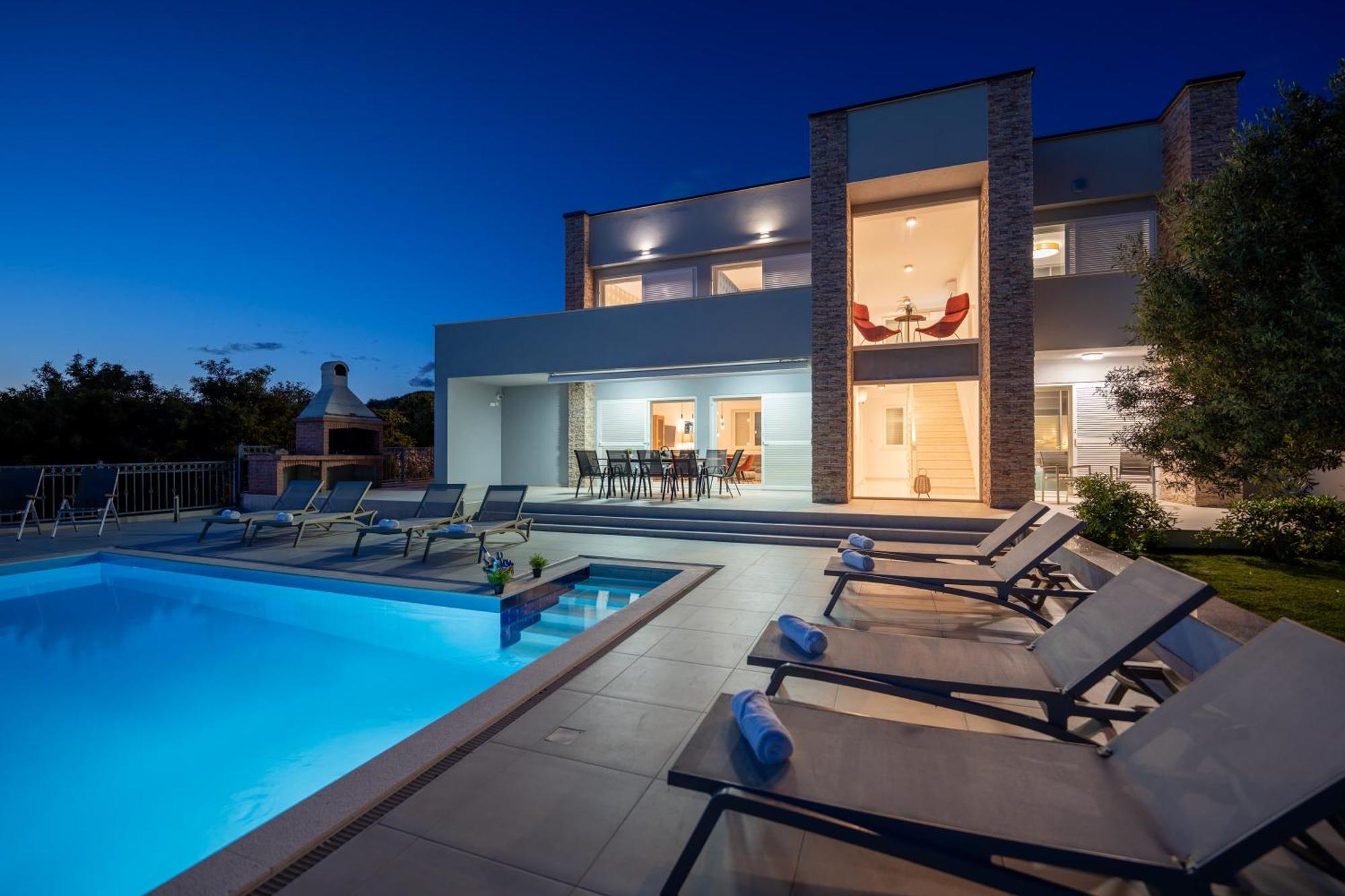 Villas Royal I With Private Pool Novalja Zewnętrze zdjęcie